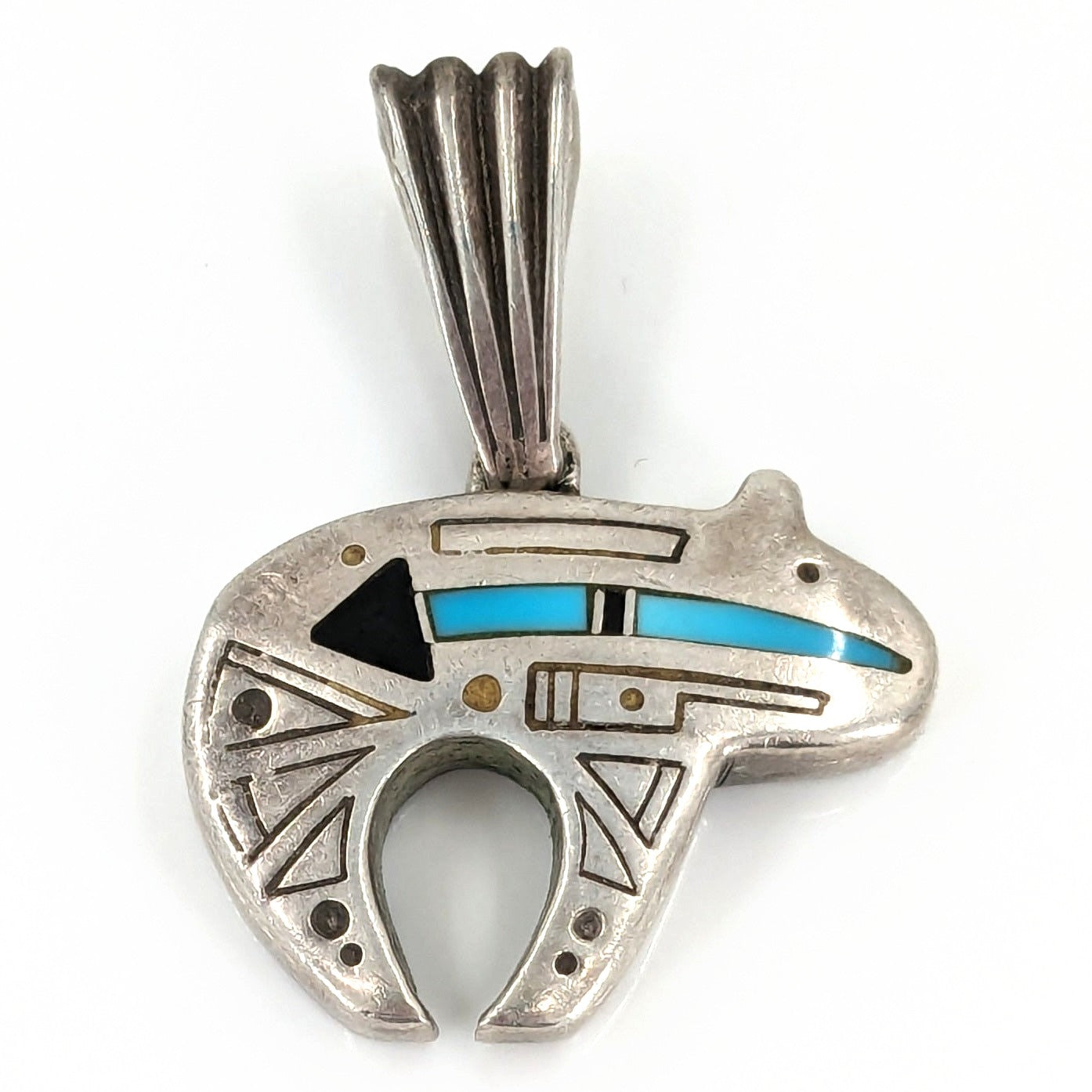 Ray Tracey Knifewing Segura Heartline Bear Pendant – Pinyon