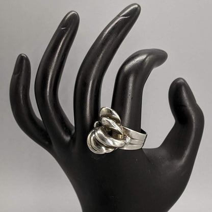 Antonio Belgiorno - Abstract 900 Silver Ring, Size 10