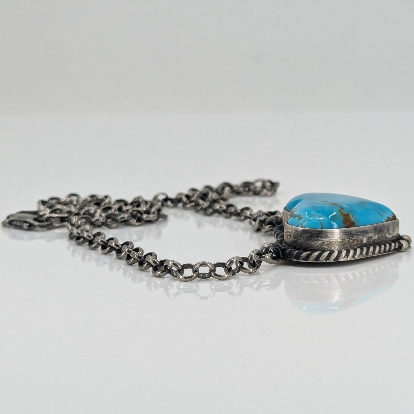 Kee-J - Navajo Turquoise Heart Choker