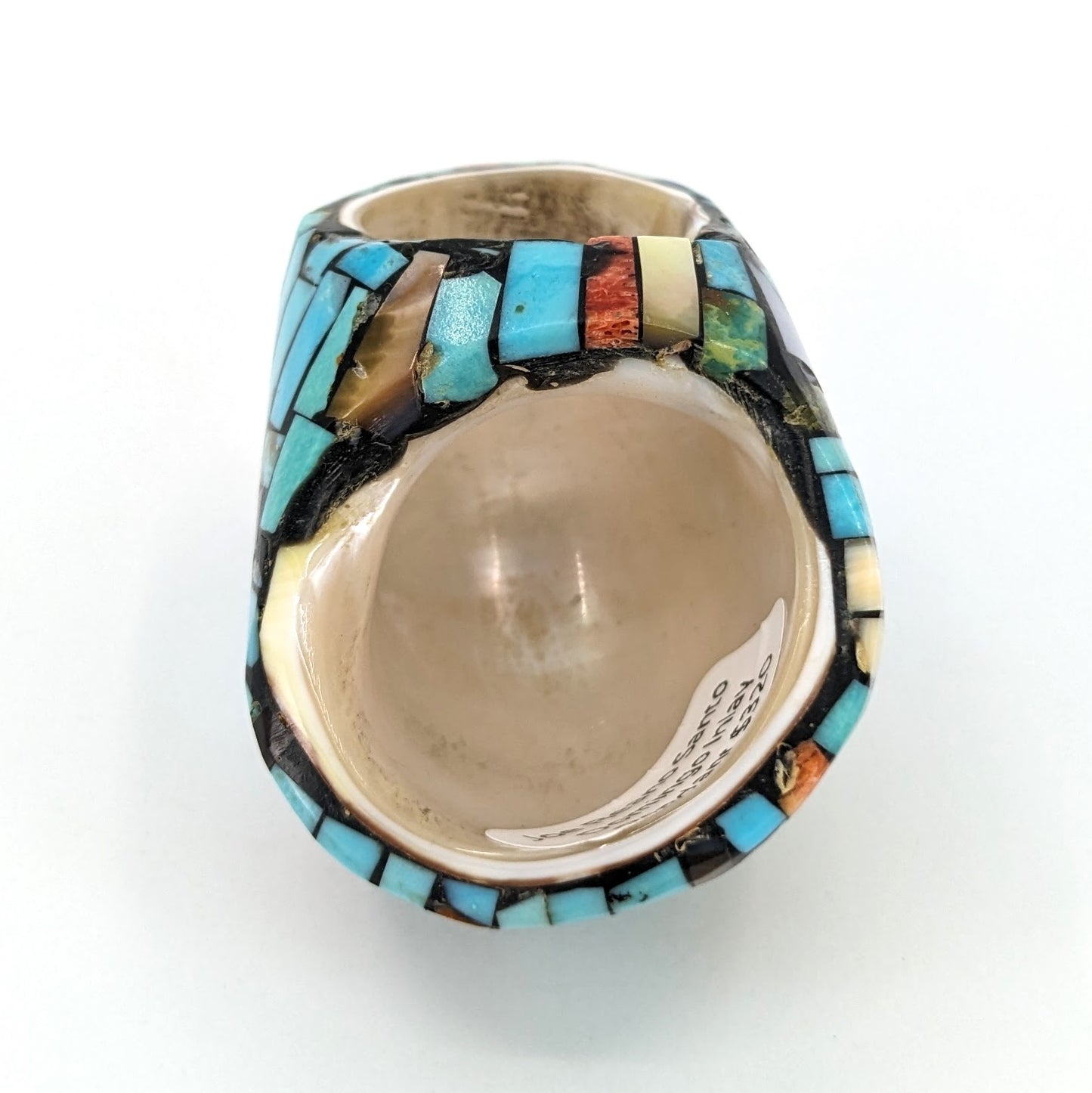 Joe Reano - Santo Domingo Stone and Shell Inlay Pendant