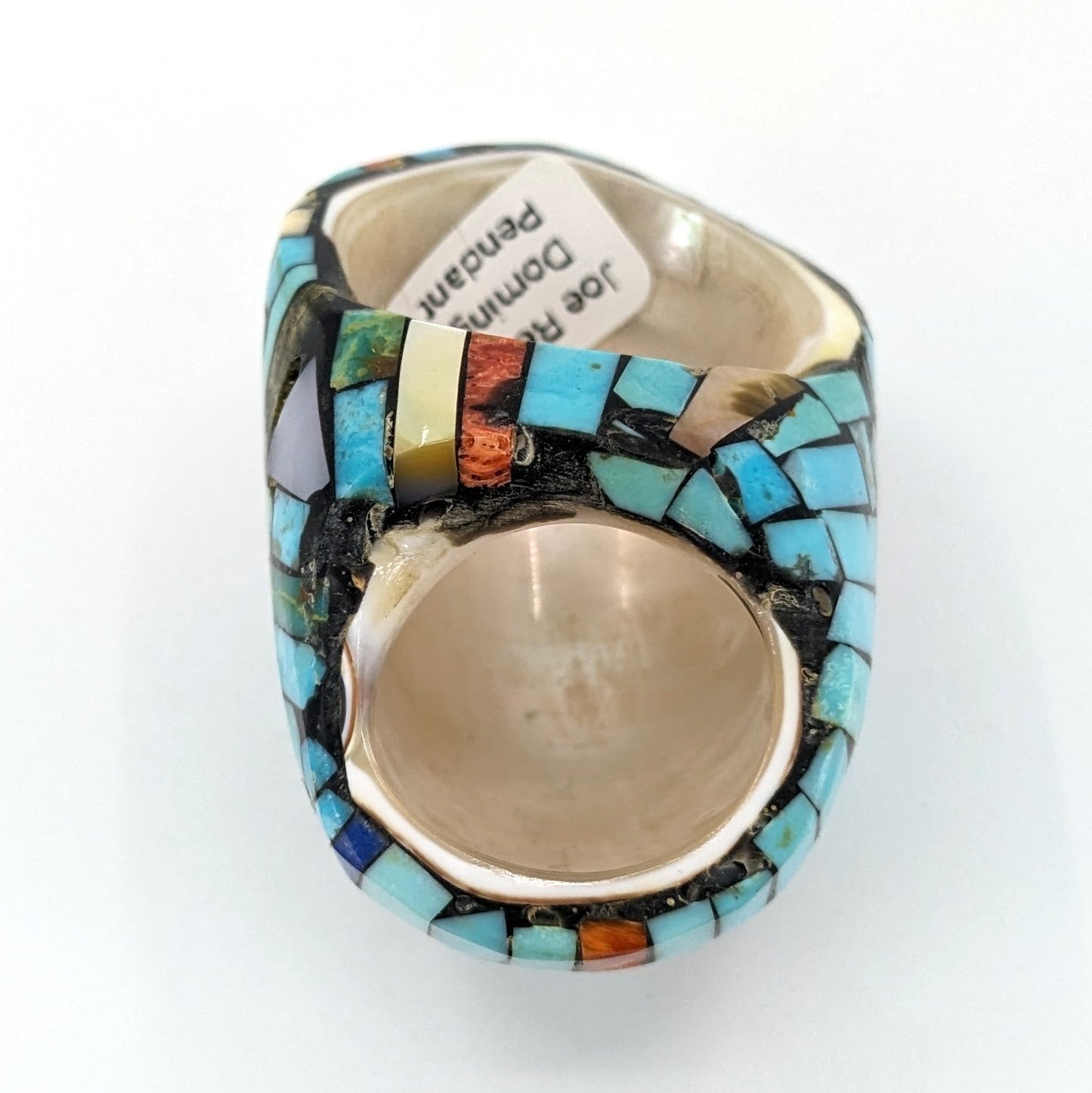 Joe Reano - Santo Domingo Stone and Shell Inlay Pendant