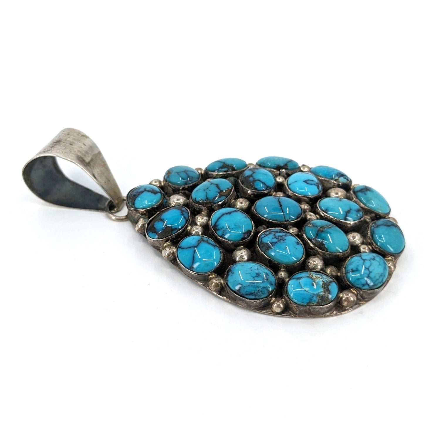 Emer Thompson - Navajo Turquoise and Sterling Pendant