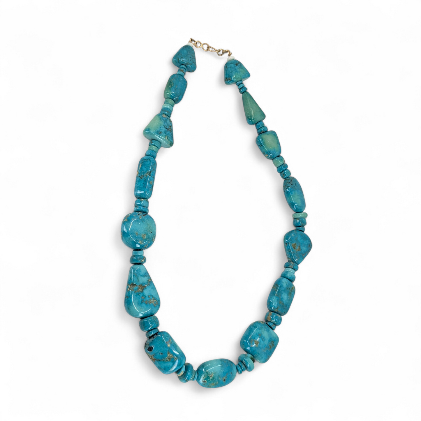 Bruce Eckhardt (Anglo) - High Grade Turquoise Beads Necklace