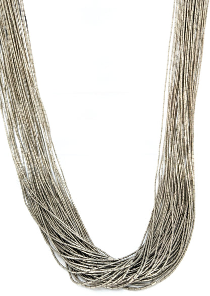 50 Strand Liquid Sterling 30" Necklace