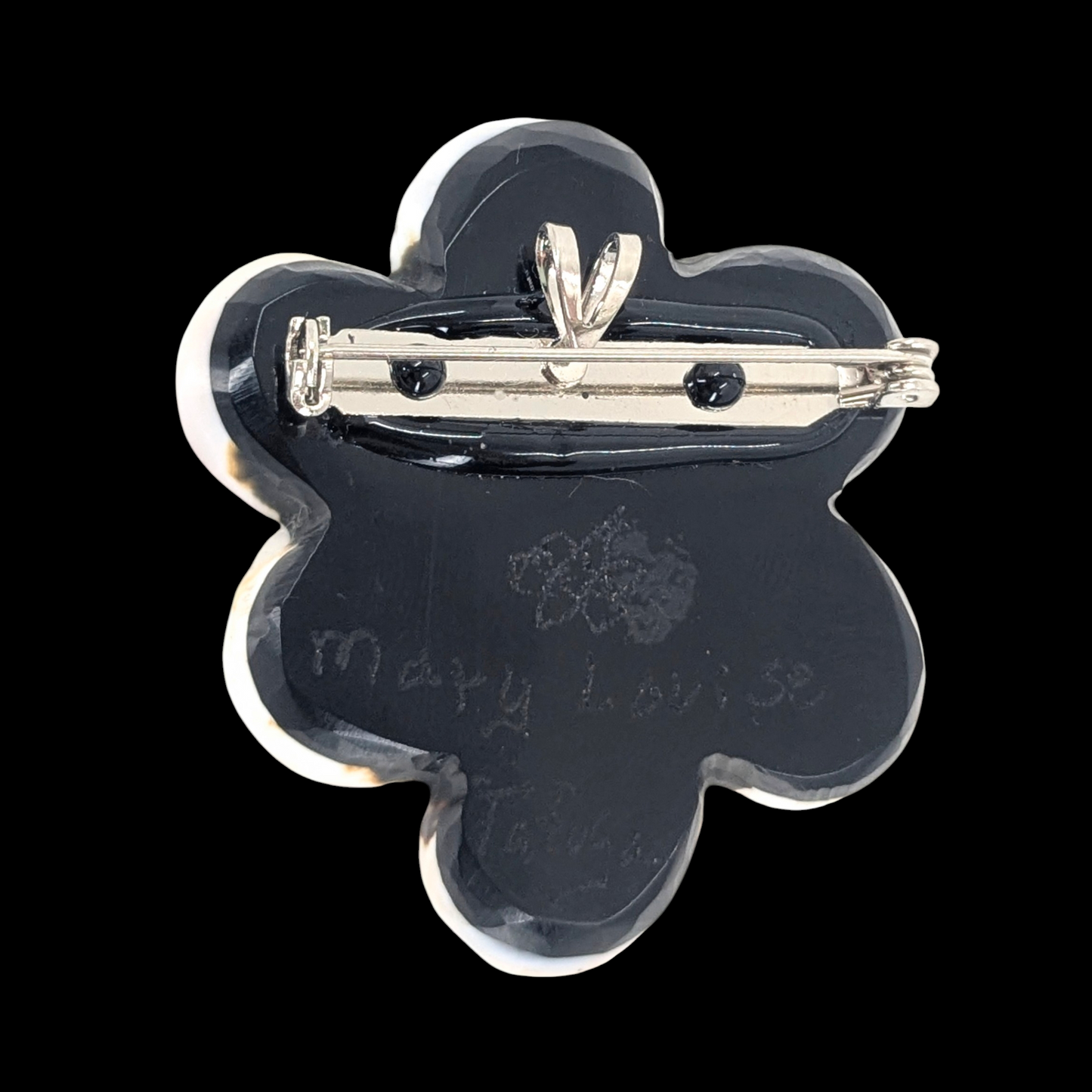 Mary Louise Tafoya - Santo Domingo (Kewa) Flower Pendant/Brooch