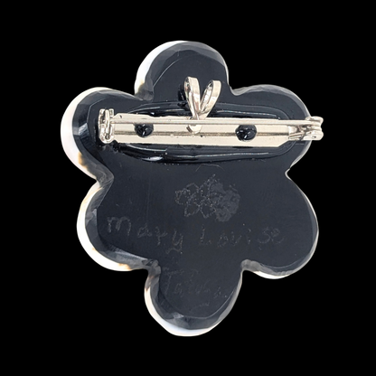 Mary Louise Tafoya - Santo Domingo (Kewa) Flower Pendant/Brooch
