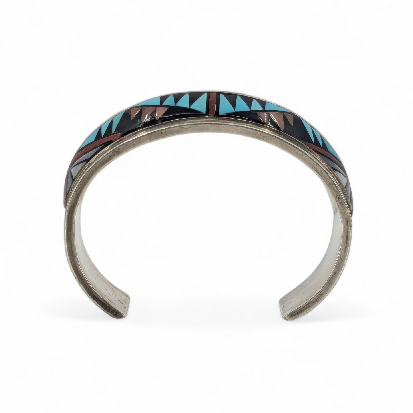Donald & Viola Eriacho - Zuni Carinated Inlay Cuff