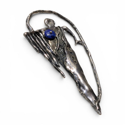 Dee Morris - Sterling and Sodalite Figural Pendant