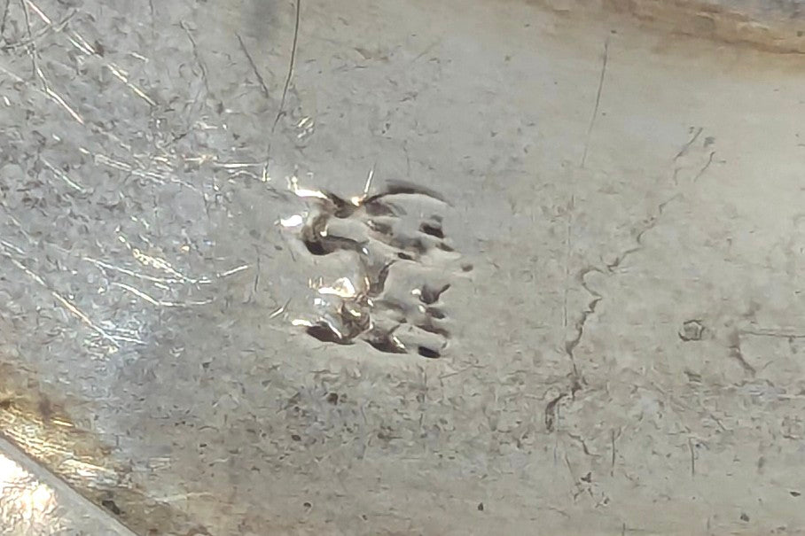 Detailed Four Wolves Cuff with Turquoise and Amethyst