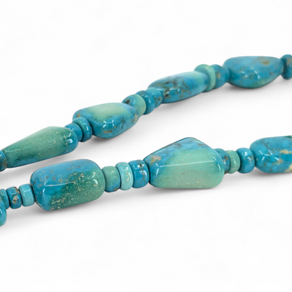 Bruce Eckhardt (Anglo) - High Grade Turquoise Beads Necklace