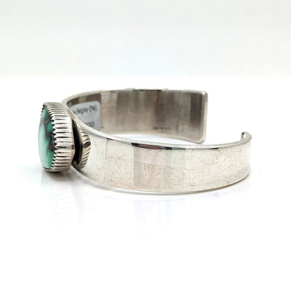 George Begay - Damale Turquoise and Sterling Cuff