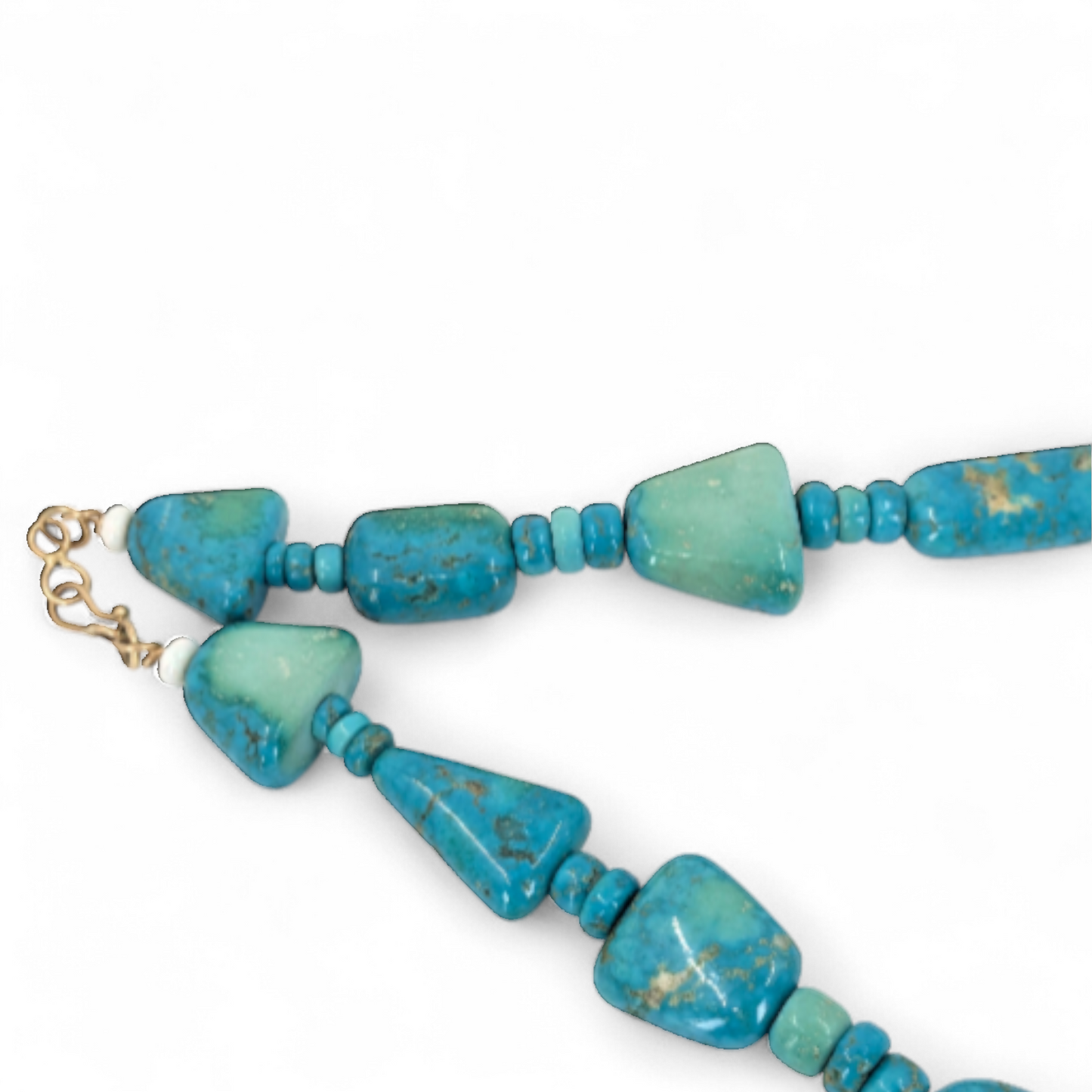 Bruce Eckhardt (Anglo) - High Grade Turquoise Beads Necklace