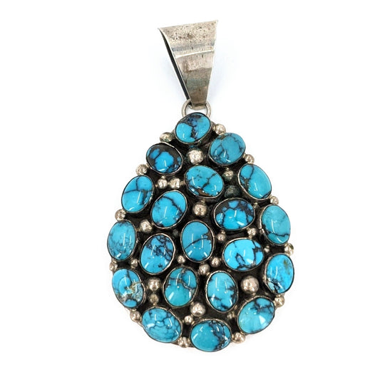 Emer Thompson - Navajo Turquoise and Sterling Pendant