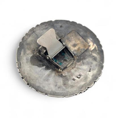 Ralph & Lillie Kallestewa - Zuni Sunface Inlay Bolo