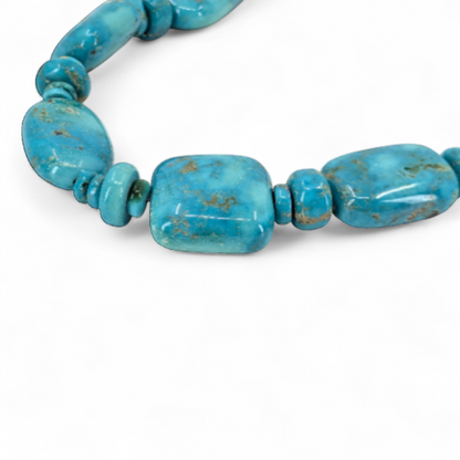 Bruce Eckhardt (Anglo) - High Grade Turquoise Beads Necklace
