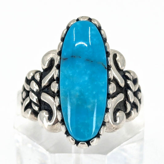 Carolyn Pollack - Turquoise Sterling Silver Ring, Size 7