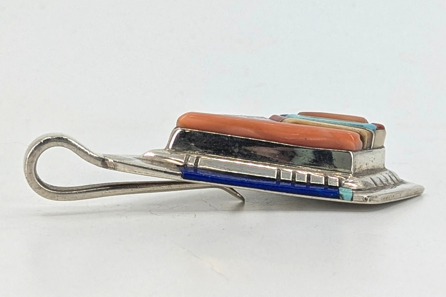 Ken Romero - Multi-stone Pueblo Design Inlay Pendant