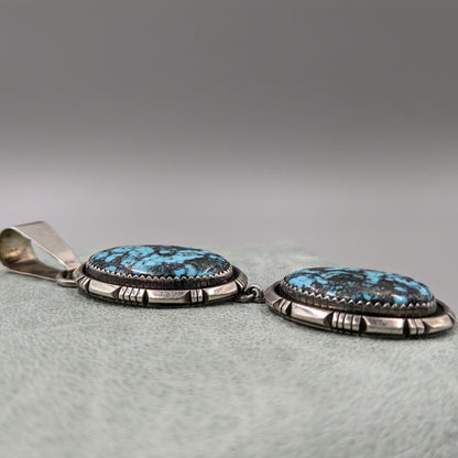 Very Rare Last Chance Turquoise and Sterling Pendant