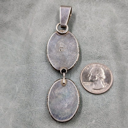 Very Rare Last Chance Turquoise and Sterling Pendant