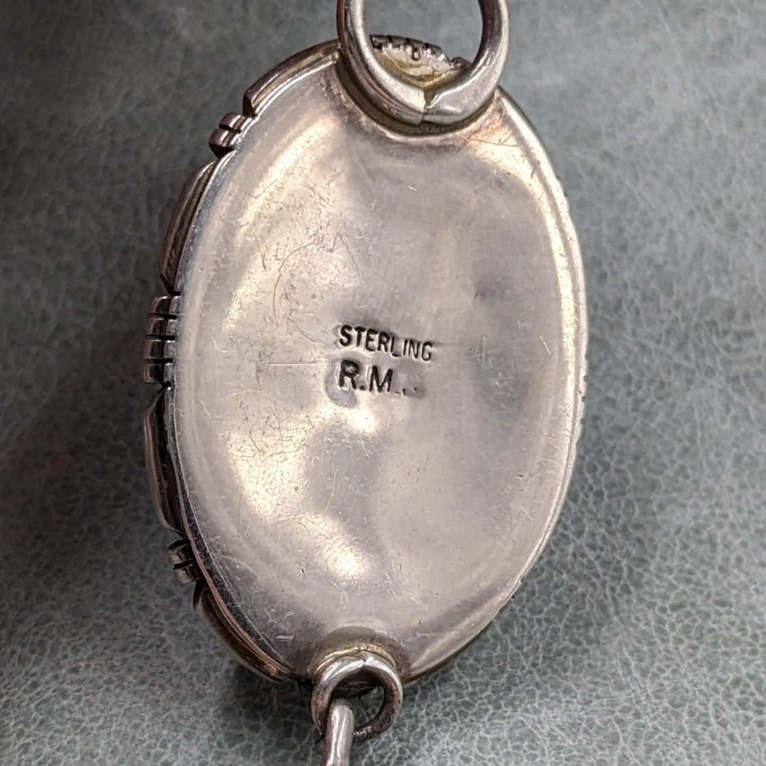 Very Rare Last Chance Turquoise and Sterling Pendant